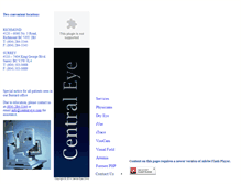 Tablet Screenshot of central-eye.com